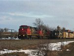 A491's elephant style GEs pass the helper unit on the waiting M340